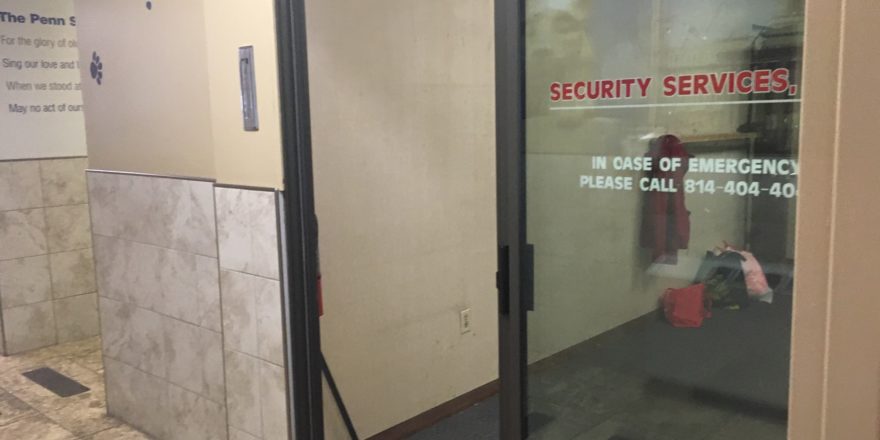 Entry to small office space