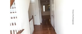 Entry way with hardwood floors