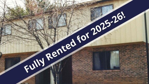a house with a sign that says fully rented for 205 - 205