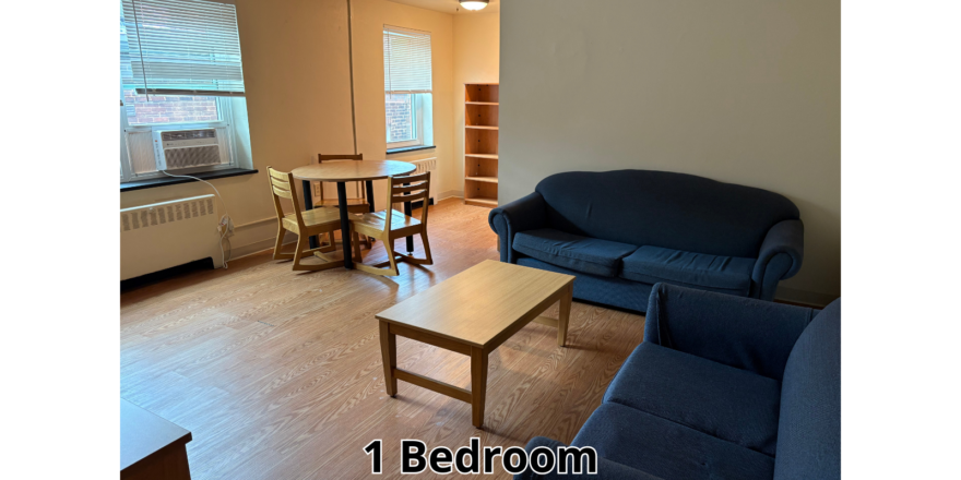 a living room filled with furniture and a table