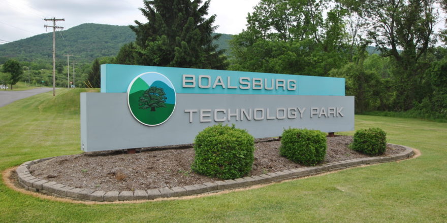 Front sign for Boalsburg Technology Park