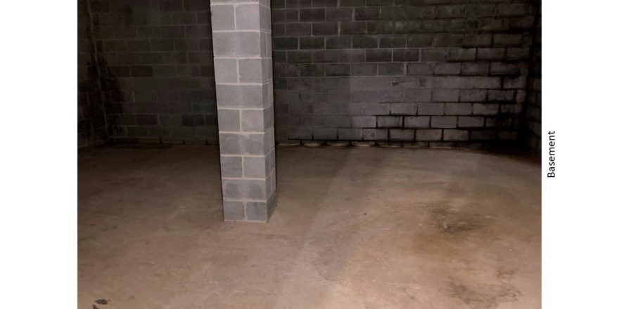 Unfinished basement